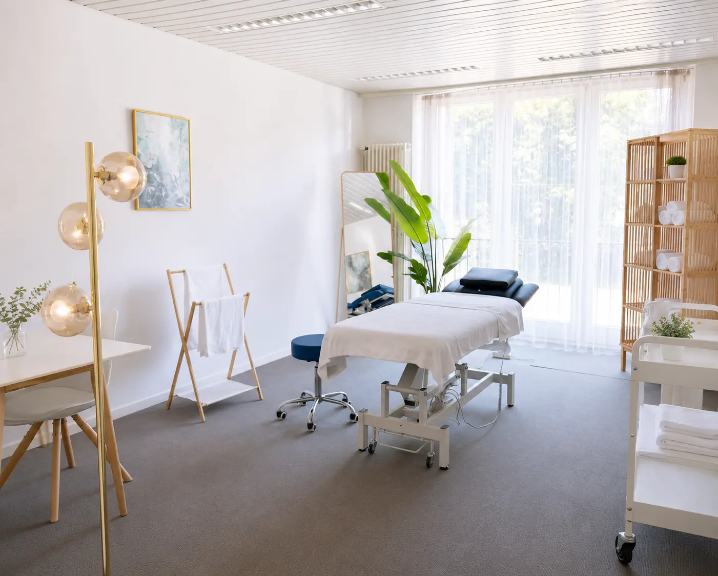 Behandlungsraum am Kanalweg 38 – Massage Zentrum Buchs SG